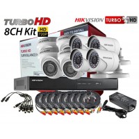 HIKVISION Turbo HD Surveillance 8 Channels CCTV Camera Kit
